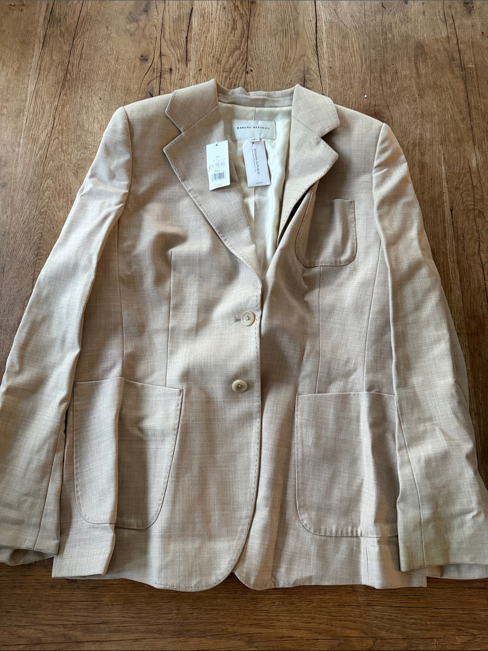 Banana Republic Blazer size 14 New with tags Retail $198